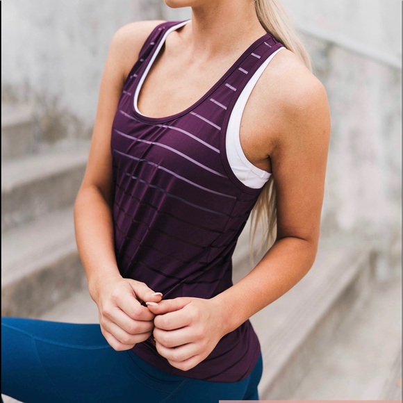 ZYIA Tops - New Zyia Wine Havana Tank XXL